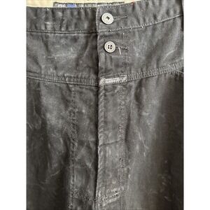 Y2K Marithe Francois Girbaud Shorts Size 42 Black Denim Brand X Short Loose Fit